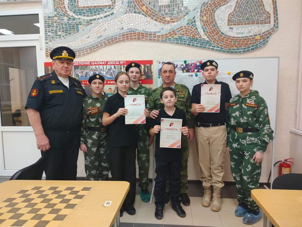 Отряд «Тайфун» из Белой Калитвы одержал победу в шахматах