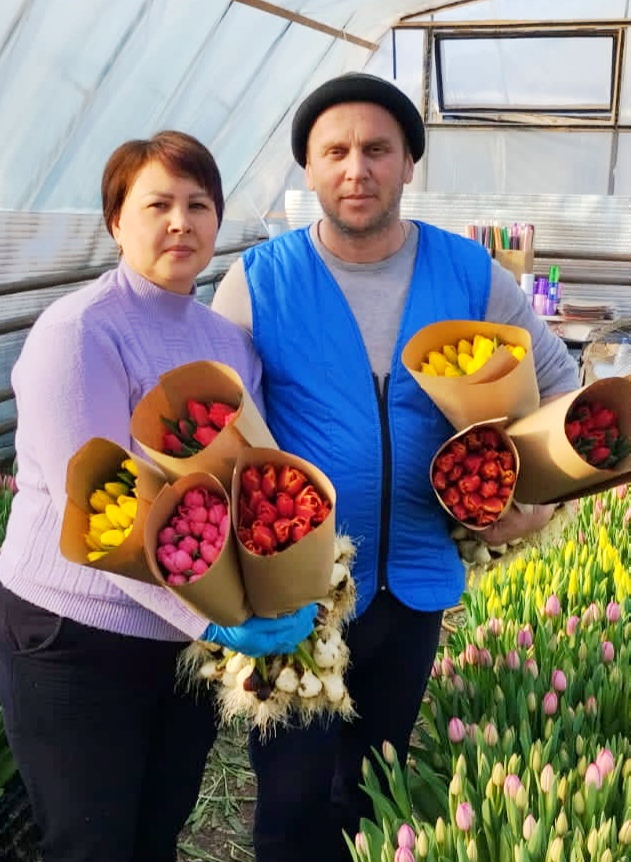 Тюльпаны к 8 Марта: история успеха семьи Фетисовых