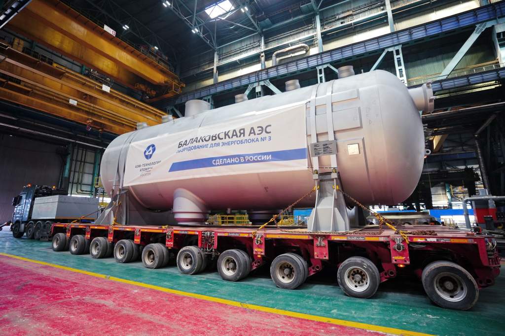 Волгодонский «Атоммаш» поставил два парогенератора для Балаковской АЭС