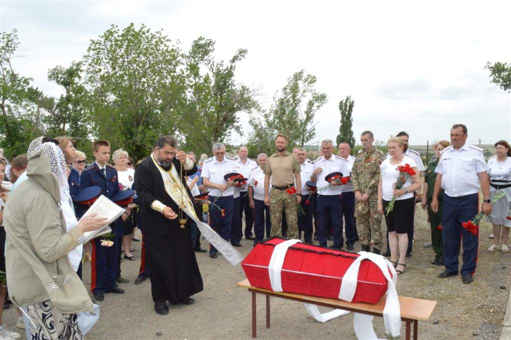В Белокалитвинском районе перезахоронили останки бойцов Красной Армии