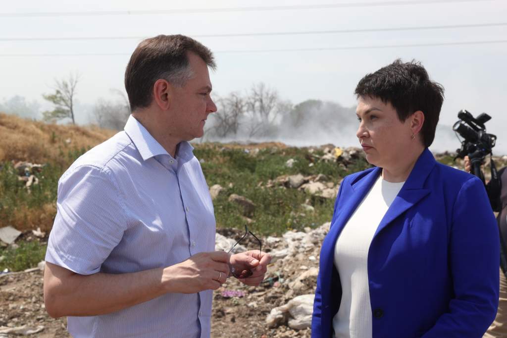 Юрий Слюсарь распорядился установить видеокамеры на полигонах ТКО в Ростовской области