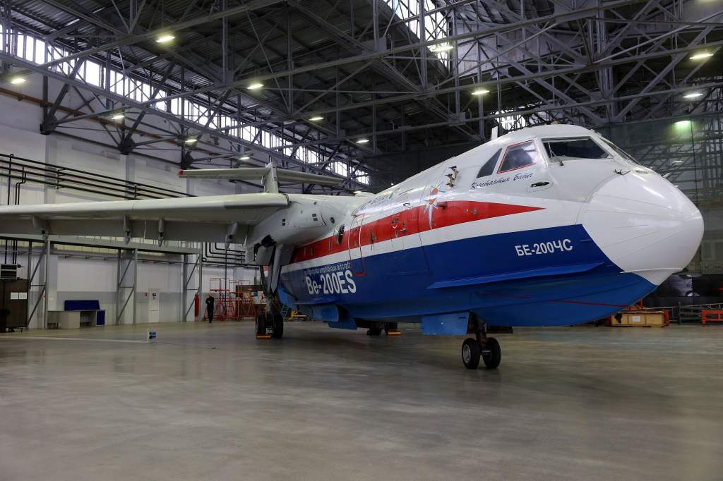 Владимир Путин назвал таганрогский самолет «Бе-200» востребованной машиной