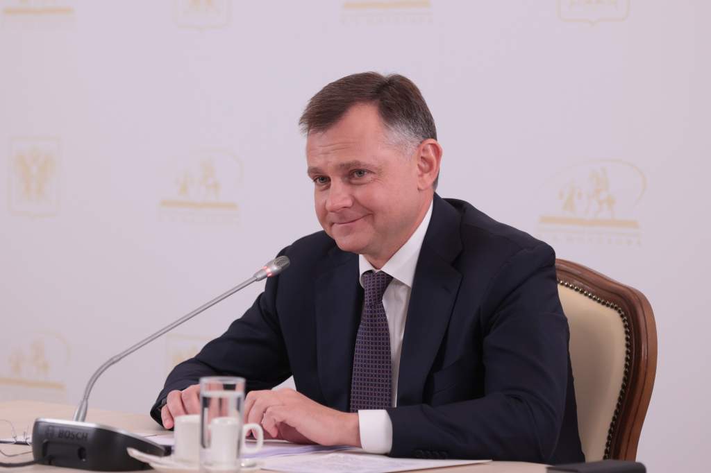 Глава Ростовской области Юрий Слюсарь провел первую большую пресс-конференцию