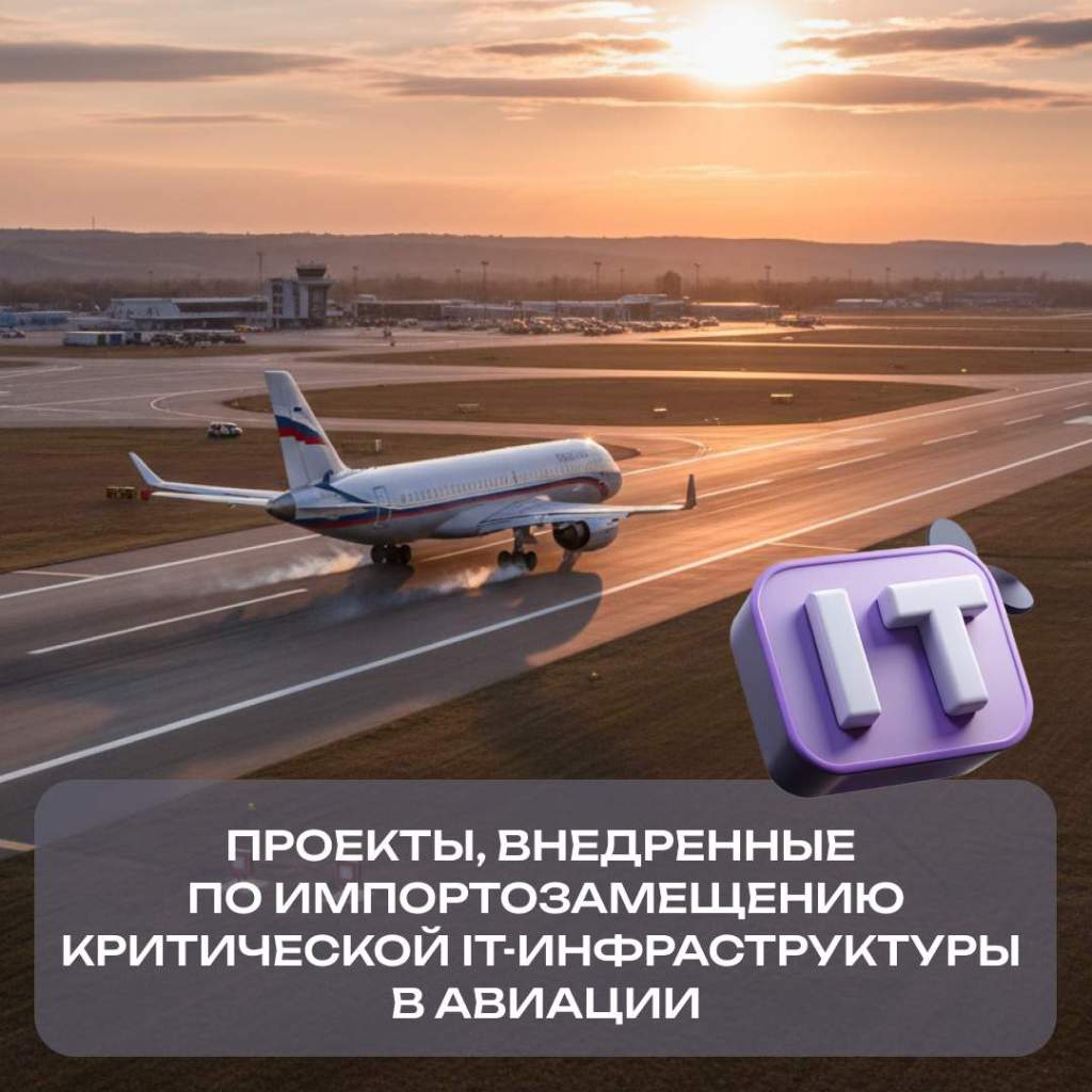 Импортозамещение: Более 50 авиакомпаний и 60 аэропортов перешли на российский софт для замены зарубежных систем