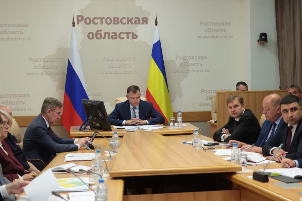 Юрий Слюсарь потребовал оперативно завершить установку детских площадок в муниципалитетах Дона