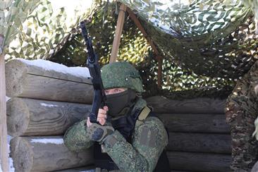 Резервисты продолжают совершенствовать свои навыки на полигоне ЮВО