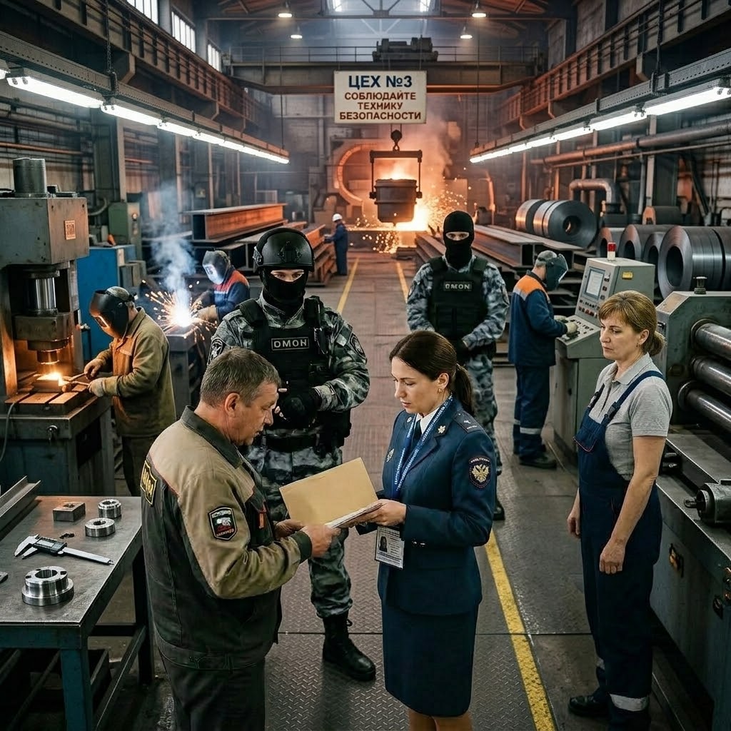 Рейд ОМОН на ООО «МАК»